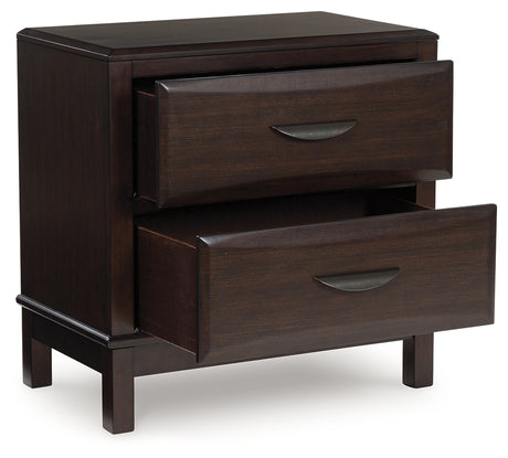 Vanmore Dark Brown Nightstand - B479-92