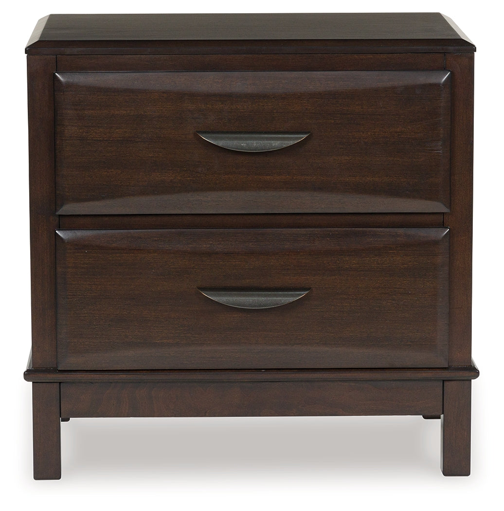 Vanmore Dark Brown Nightstand - B479-92