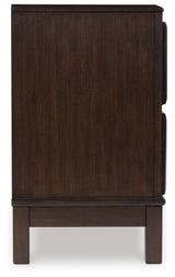 Vanmore Dark Brown Nightstand - B479-92