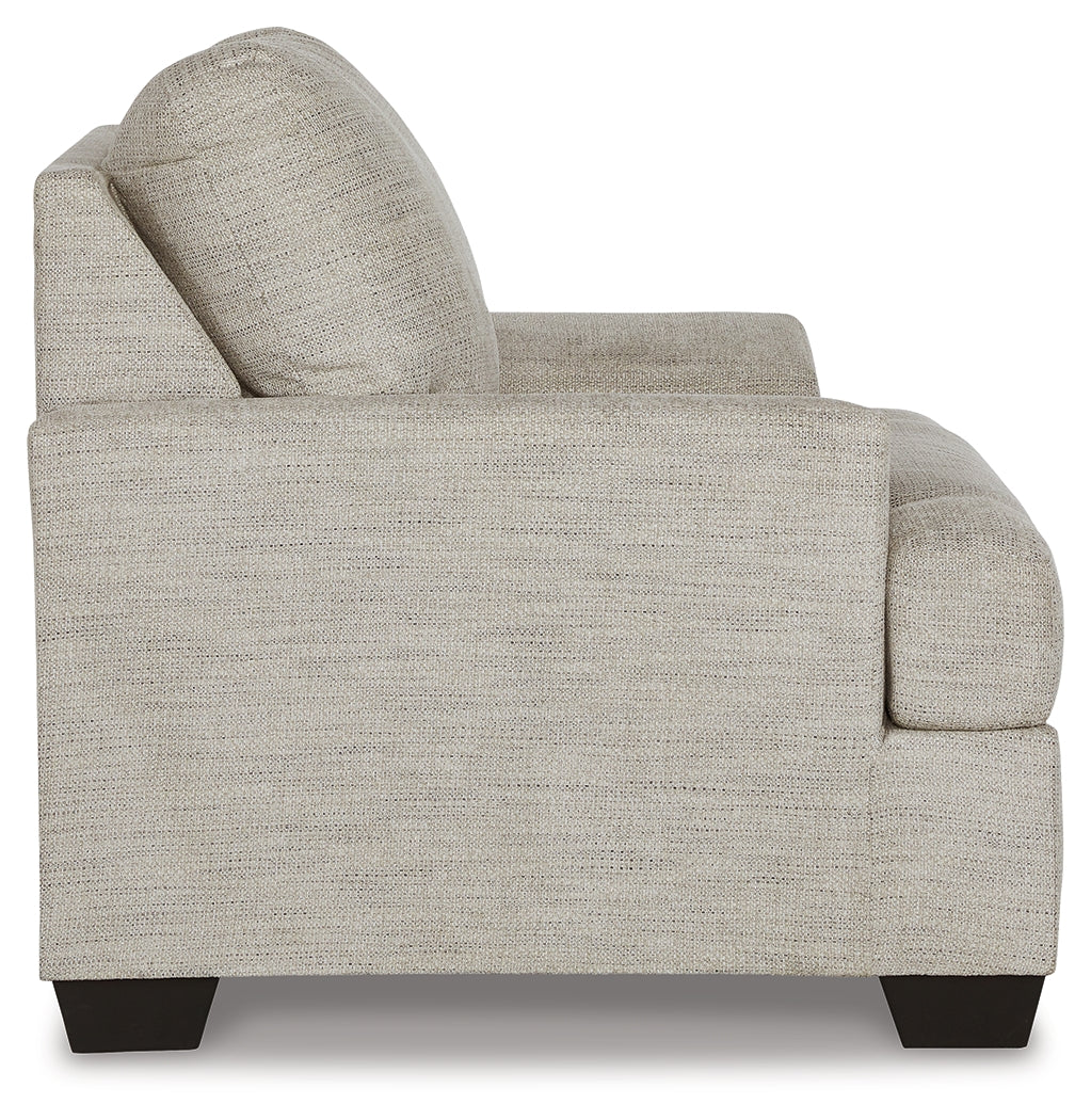 Vayda Sofa, Loveseat, Chair and Ottoman in Pebble - PKG015020