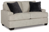 Vayda Sofa, Loveseat, Chair and Ottoman in Pebble - PKG015020