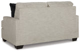 Vayda Sofa, Loveseat, Chair and Ottoman in Pebble - PKG015020