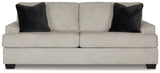 Vayda Sofa, Loveseat, Chair and Ottoman in Pebble - PKG015020