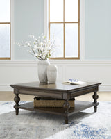 Veramond Coffee Table with 1 End Table in Dark Brown from Ashley - Luna Furniture