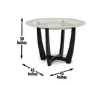 Verano 45 inch Glass Top Table from Steve Silver - Luna Furniture