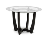 Verano 5 Piece Set(Glass Top Table & 4 Black Side Chairs) from Steve Silver - Luna Furniture