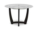 Verano 5 Piece Set(Glass Top Table & 4 Black Side Chairs) from Steve Silver - Luna Furniture