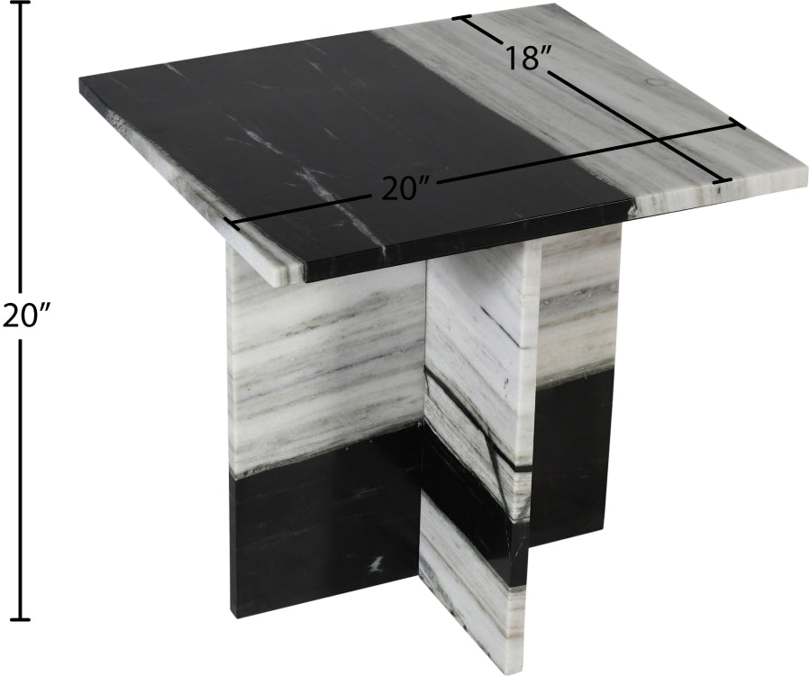 Verona End Table Panda from Meridian - Luna Furniture