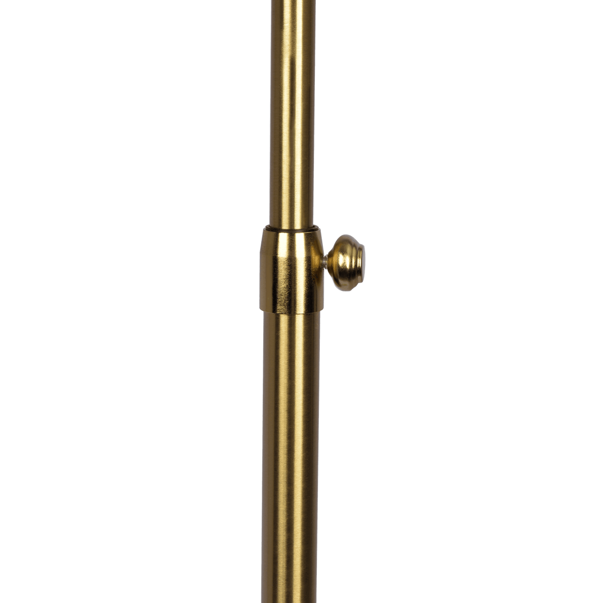 Verve Brassed Gold Floor Lamp with On/Off Switch Adjustable Led Round Base - FLL03702001