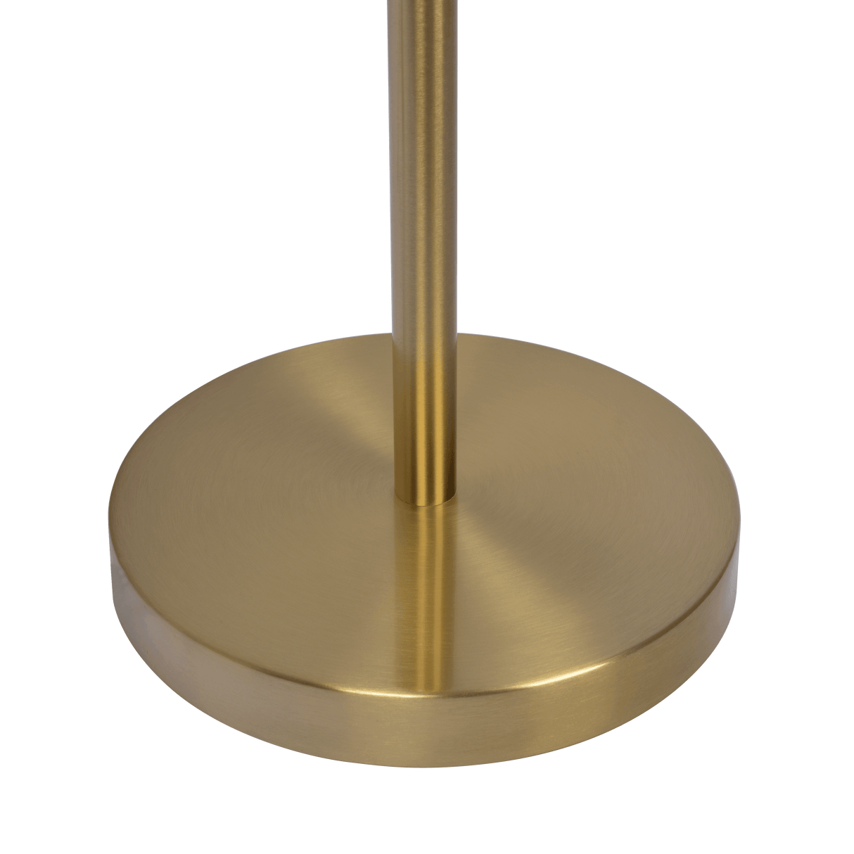 Verve Brassed Gold Floor Lamp with On/Off Switch Adjustable Led Round Base - FLL03702001