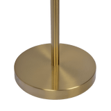 Verve Brassed Gold Floor Lamp with On/Off Switch Adjustable Led Round Base - FLL03702001