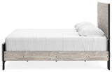 Vessalli King Panel Bed with Dresser in Gray - PKG016786