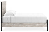 Vessalli King Panel Bed with Dresser in Gray - PKG016786