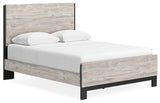 Vessalli Queen Panel Bed with Dresser in Gray - PKG016785