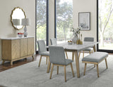 Vida 5-Piece White Marble Dining Set from Steve Silver - Luna Furniture