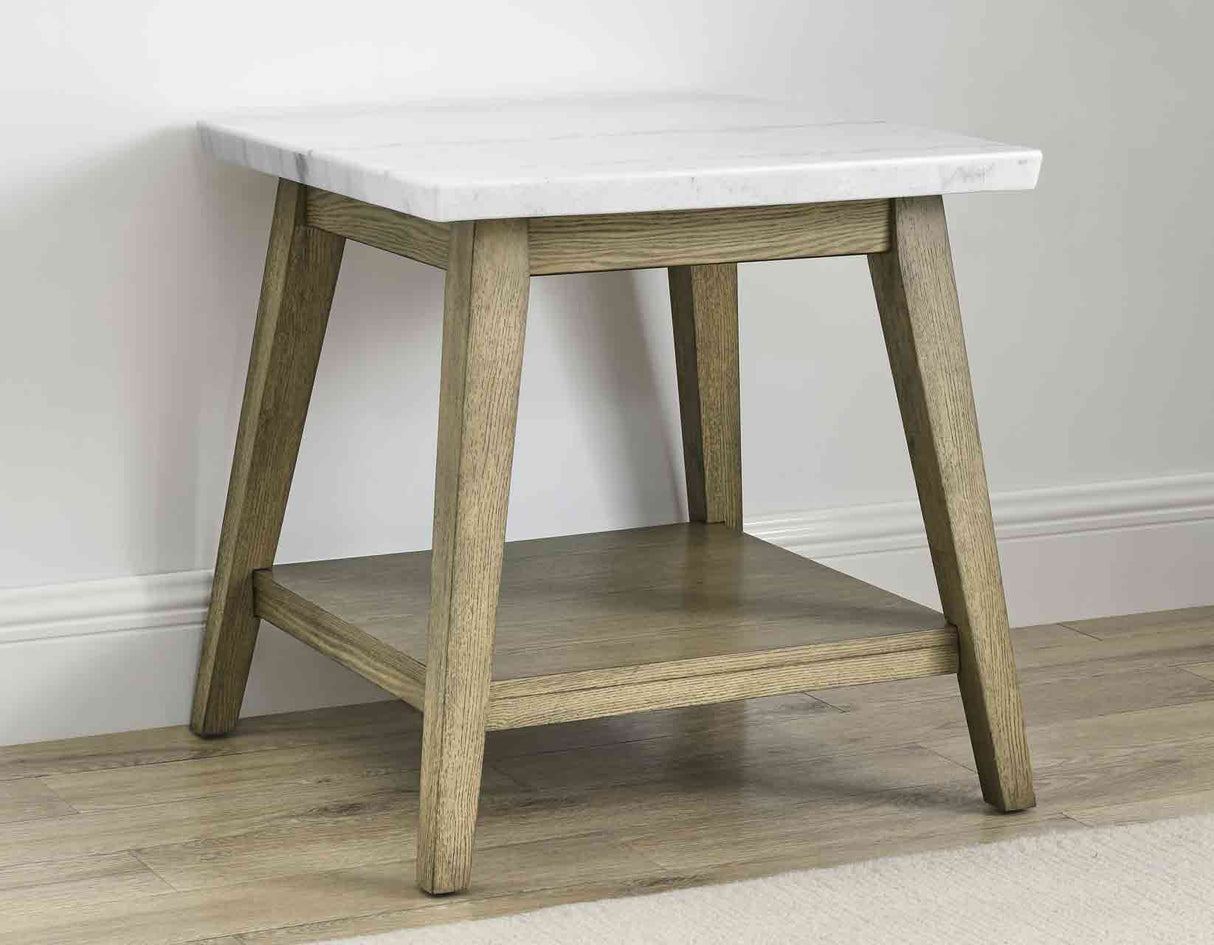 Vida Marble Top End Table - VD300WE