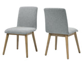 Vida Upholstered Side Chair, Gray - VD500SG