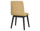 Vida Vegan Leather Side Chair, Sand - VD500KST