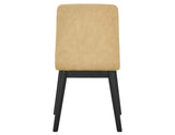 Vida Vegan Leather Side Chair, Sand - VD500KST