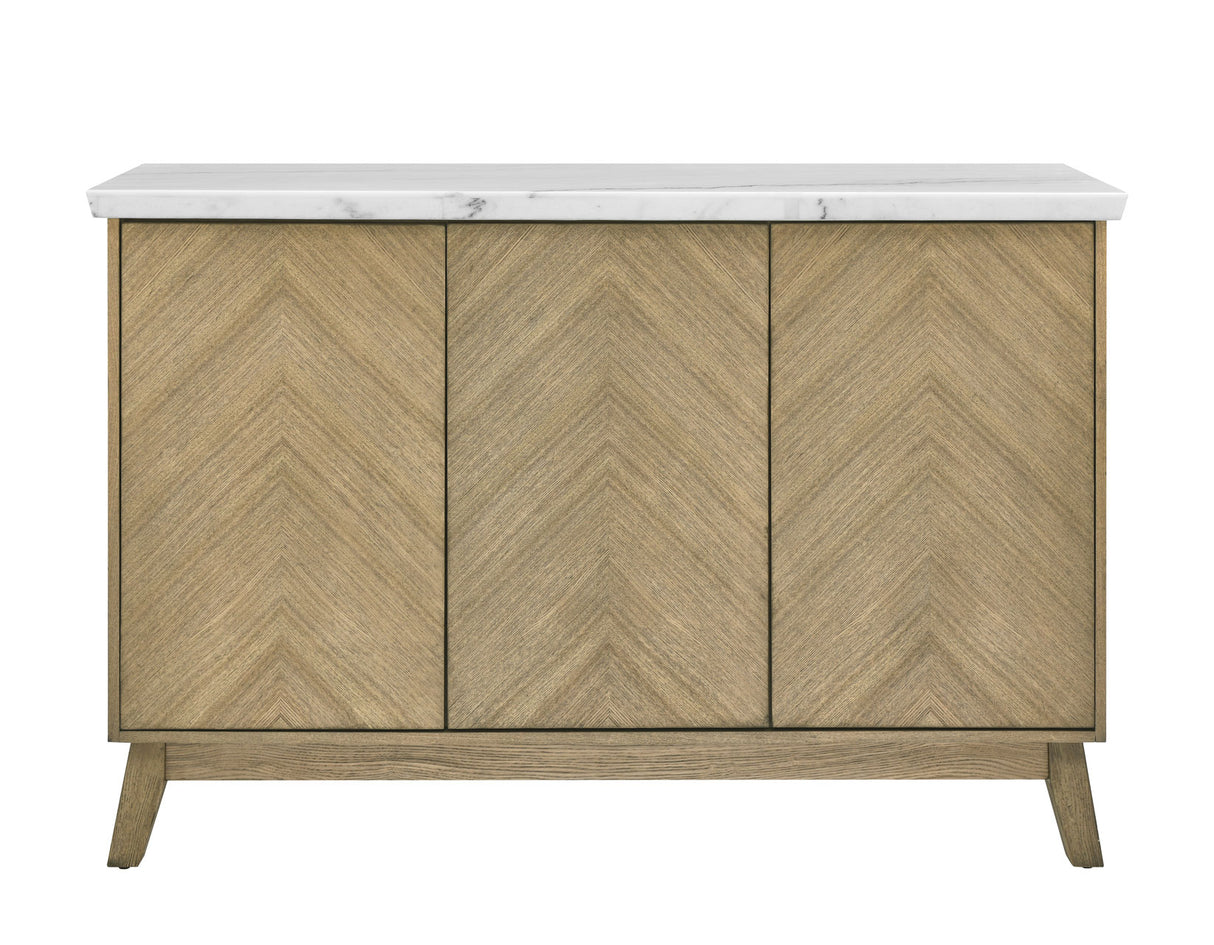 Vida White Marble Top Server from Steve Silver - Luna Furniture