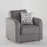 Vision Armchair (Diego Gray) 2 Pieces - 10-VIS-6227D-01-0