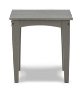 Visola Outdoor Chair with End Table in Gray - PKG011418