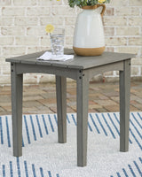 Visola Outdoor Coffee Table with 2 End Tables in Gray - PKG009514