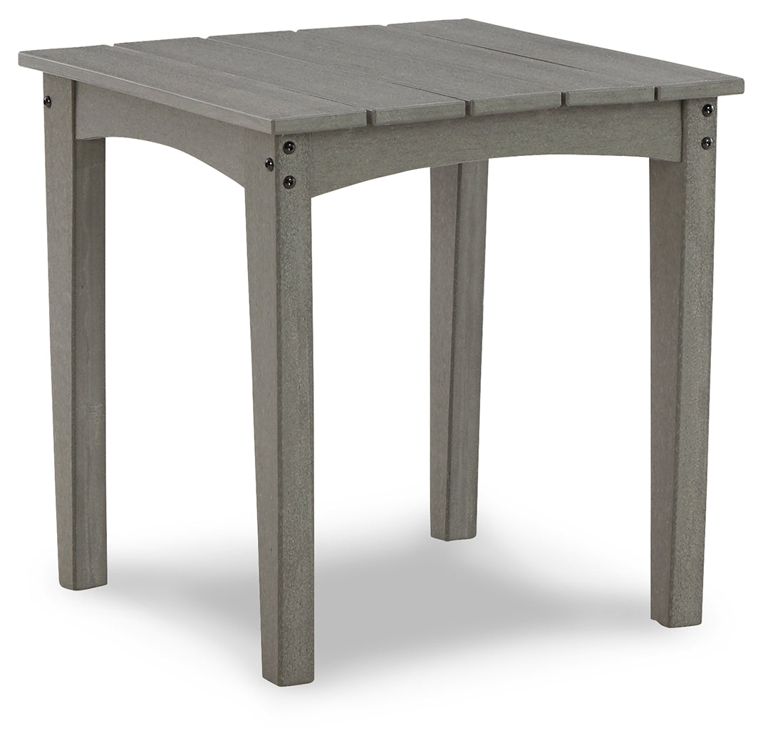 Visola Outdoor Coffee Table with 2 End Tables in Gray - PKG009514