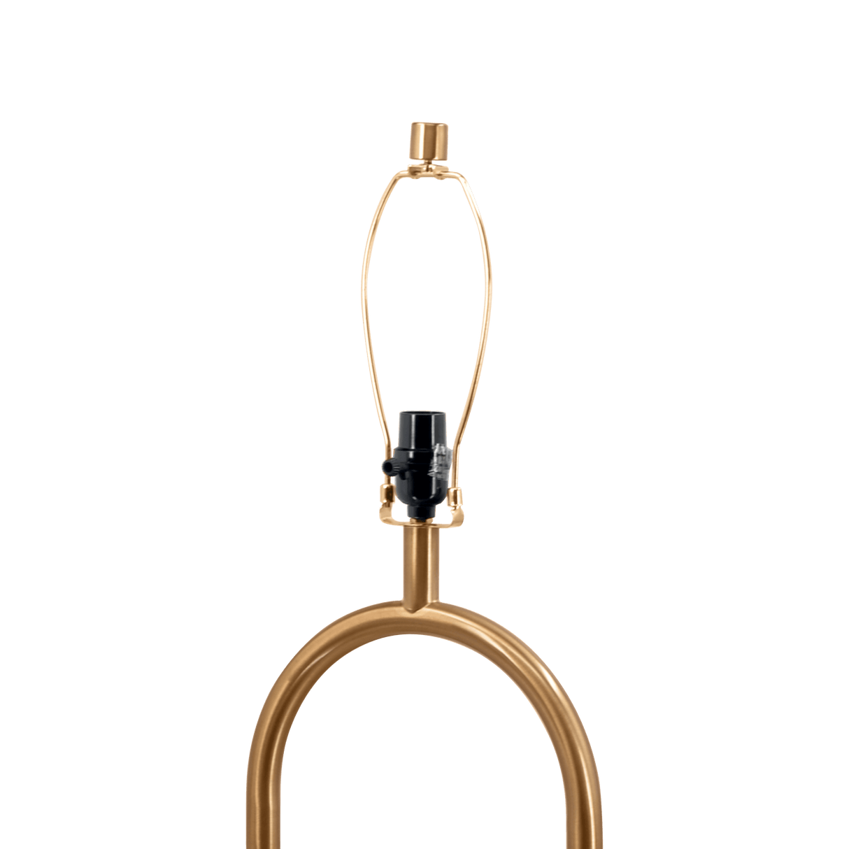 Vivid Brass Ring Base Floor Lamp with Large White Drum Shade - FLL03702101