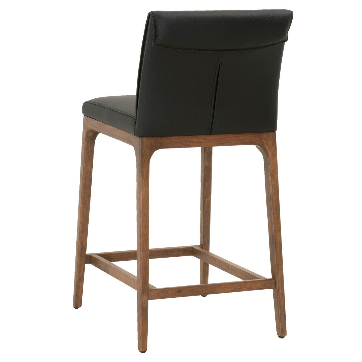 Alex Counter Stool in Sable Top Grain Leather, Walnut - 5144CS.SAB/WAL