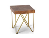 Walter Brass Inlay End Table from Steve Silver - Luna Furniture