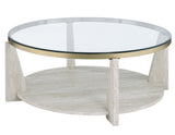 Wanda 3-Piece Glass Top Table Set with Castered Coffee Table from Steve Silver - Luna Furniture