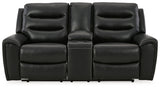 Warlin Sofa, Loveseat and Recliner in Black - PKG013184