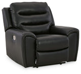 Warlin Sofa, Loveseat and Recliner in Black - PKG013184