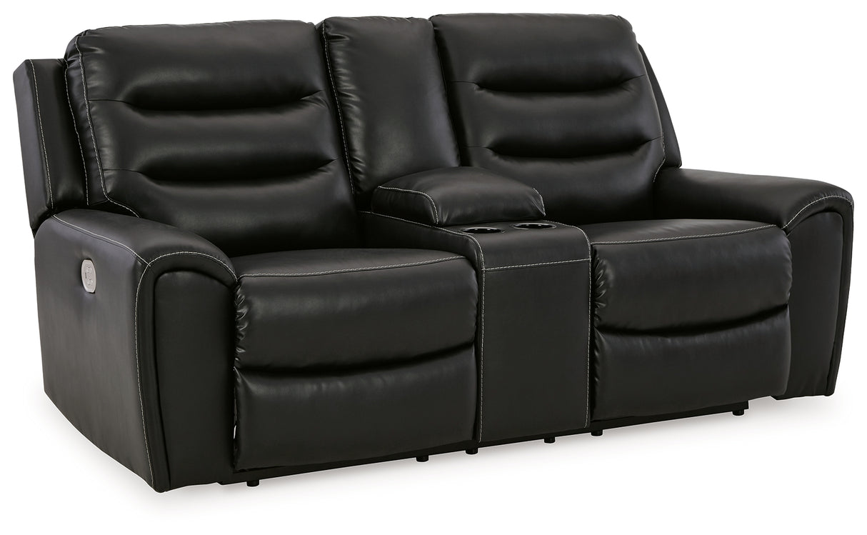 Warlin Sofa, Loveseat and Recliner in Black - PKG013184