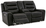 Warlin Sofa, Loveseat and Recliner in Black - PKG013184