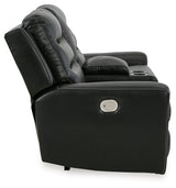 Warlin Sofa, Loveseat and Recliner in Black - PKG013184