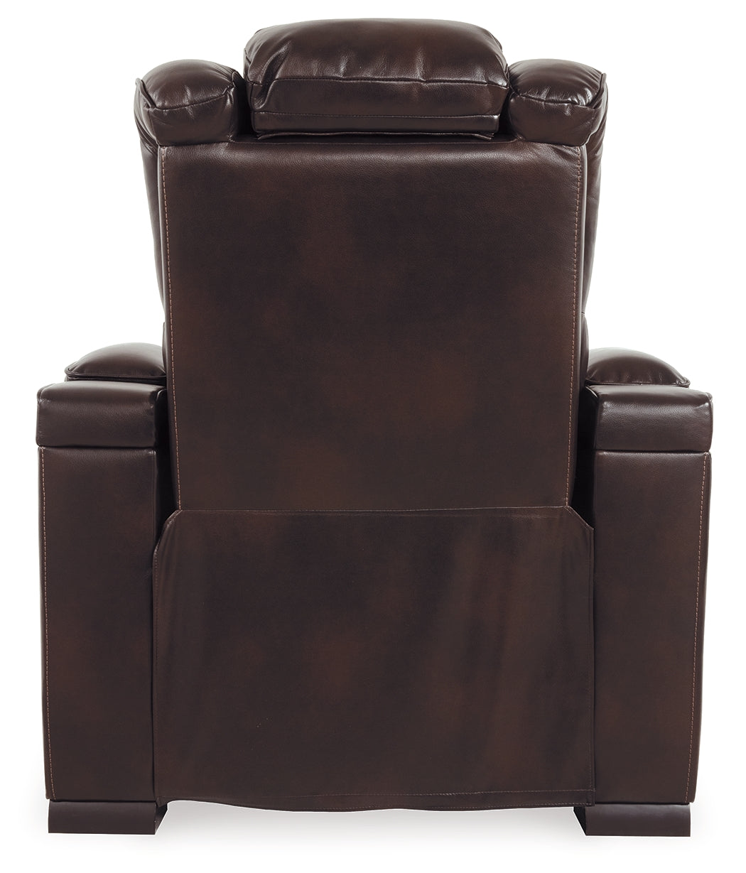 Warnerton 3-Piece Home Theater Seating in Chocolate - PKG010450