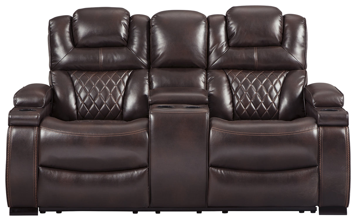 Warnerton Sofa, Loveseat and Recliner in Chocolate - PKG001695