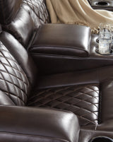 Warnerton Sofa, Loveseat and Recliner in Chocolate - PKG001695