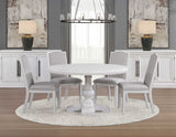 Warren 5-Piece 54″ Round Dining Set from Steve Silver - Luna Furniture