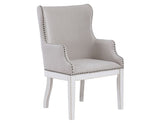 Warren Arm Chair, White from Steve Silver - Luna Furniture