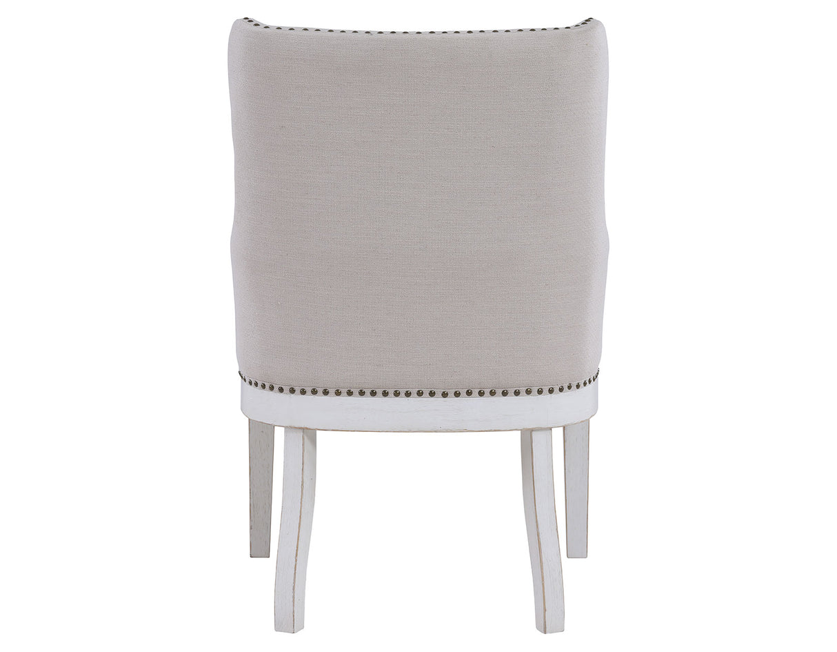 Warren Arm Chair, White from Steve Silver - Luna Furniture