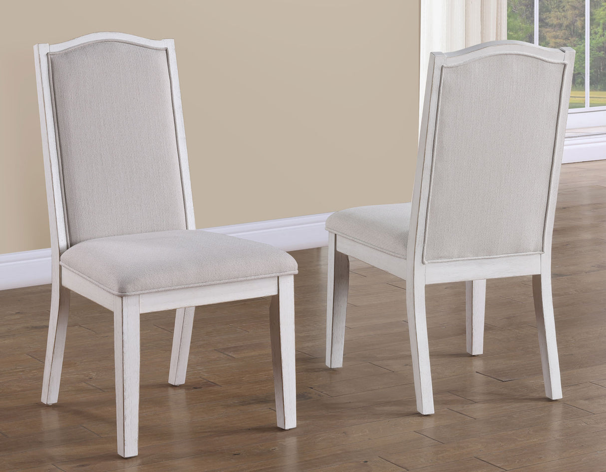 Warren Side Chair, White from Steve Silver - Luna Furniture