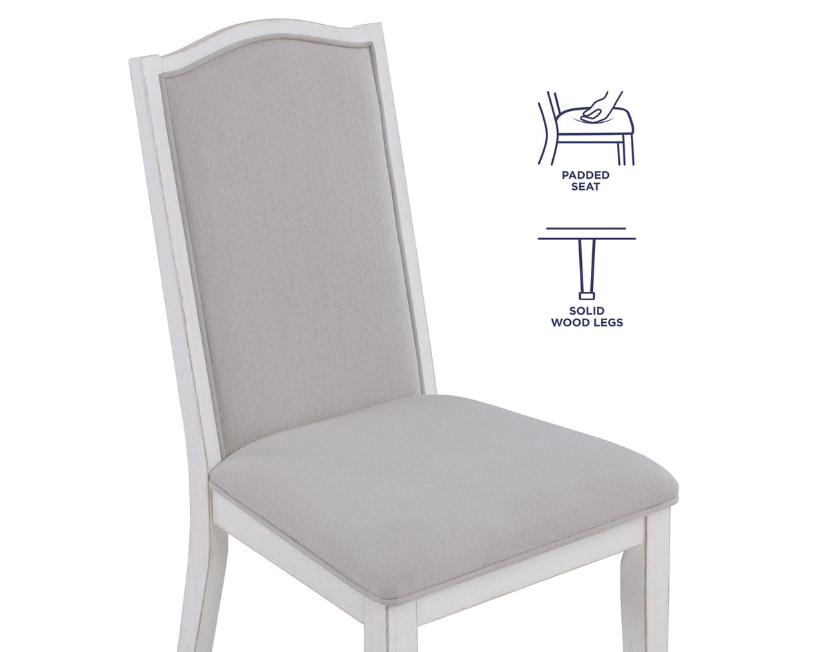 Warren Side Chair, White from Steve Silver - Luna Furniture