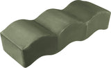 Wave Velvet Upholstered Bench in Green from Meridian - Luna Furniture