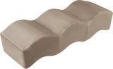 Wave Velvet Upholstered Bench in Taupe from Meridian - Luna Furniture