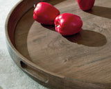 Webbworth Gray Brown Tray from Ashley - Luna Furniture