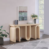 Westbourne Console Table Natural from Meridian - Luna Furniture