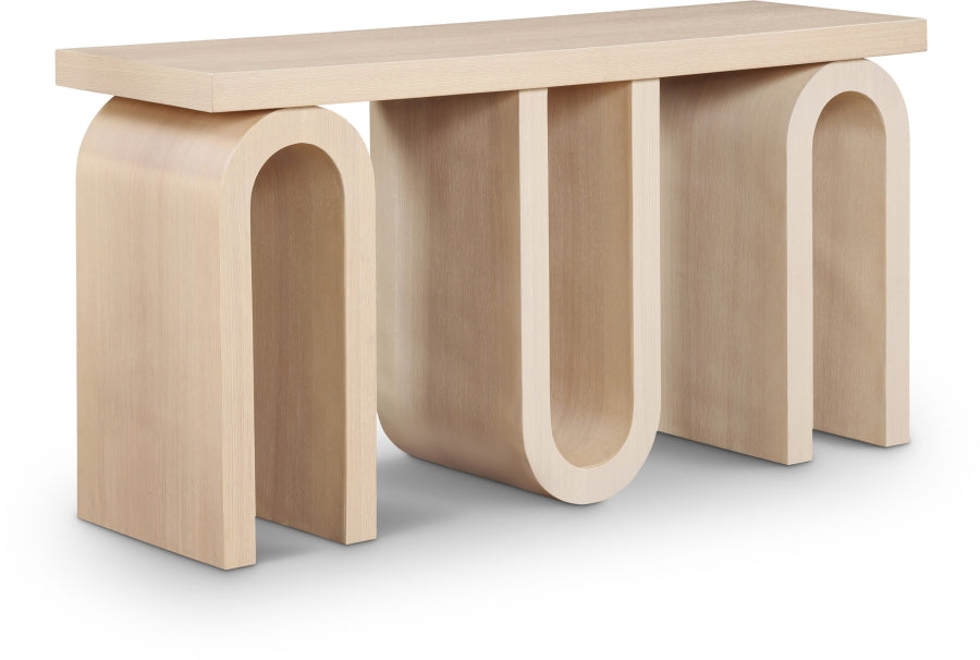 Westbourne Console Table Natural from Meridian - Luna Furniture